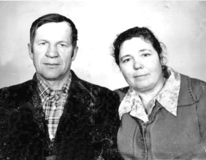 З. А. Поломошнова с супругом. 70-е годы