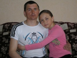 Александр Бубенчиков с дочкой Полиной