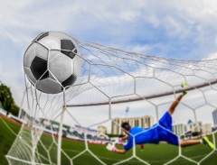 В матче между сборными Севера и Юга Англии впервые была использована сетка на футбольных воротах (Фото: anekoho, Shutterstock) 