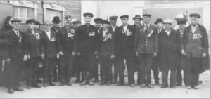Ветераны ВОВ с. Новичиха в день 9 Мая. Фото 70-х годов