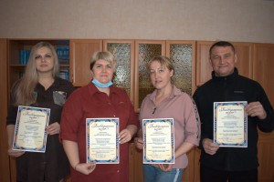 О. А. Воронина, А. В. Навроцкая, Н. А. Илющенко, С. Г. Гаськов (слева направо)